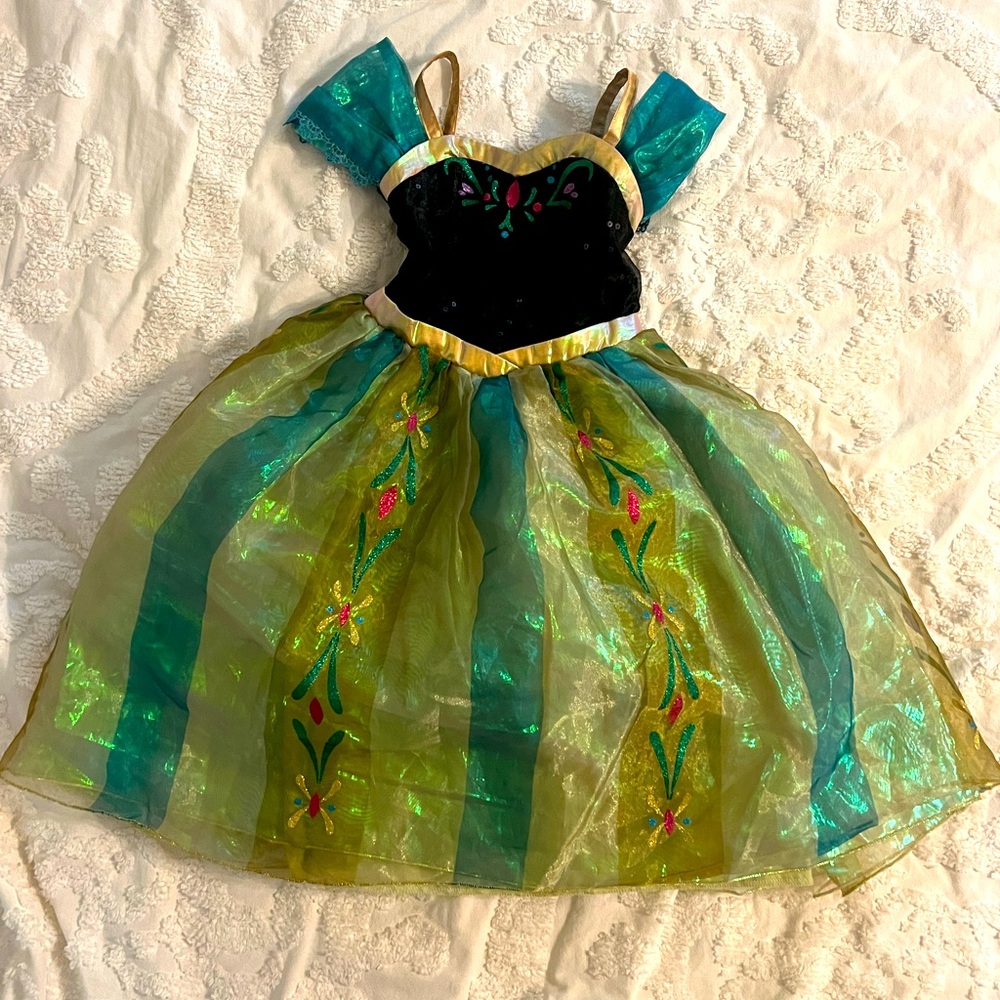 Disney Princess Anna Dress Costume from Frozen Size 4
